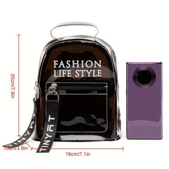 Waterproof Transparent PVC Bag Lightweight Stadium Approved Shoulder Bag