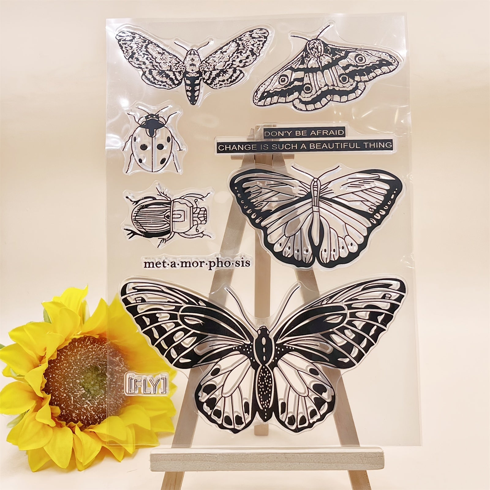 Butterfly Silicone Stamps for Crafting
