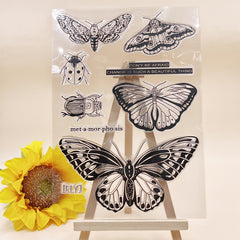 Butterfly Silicone Stamps for Crafting
