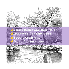 Japanese Garden Coloring Book for Adults Relax & Enjoy Scenes of Japan