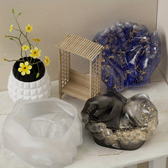 DIY Hand Storage Resin Candlestick Molds