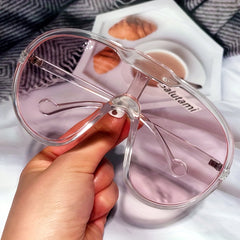 Oversized Shield Sunglasses Y2K Windproof UV400