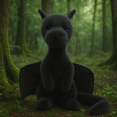 Giant Dragon Plush Toy with Plush Tail - Perfect Birthday or Holiday Gift