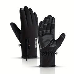 Warm Waterproof Ski Gloves Men Women Outdoor Sports Plus Velvet Cycling Gloves