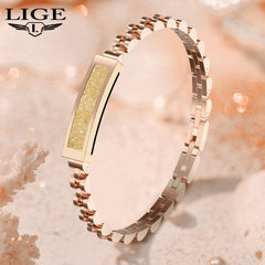 LIGE Smart Bracelet Watch Fitness Tracker for Women Girls