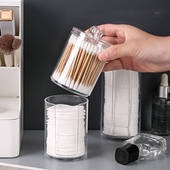 Clear Swab Holders With Lid & Dust proof Storage Jars