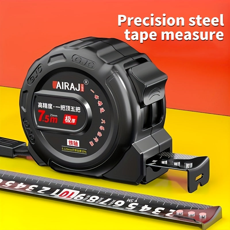 5m Steel Tape Measure Hardened Wear-resistant Anti-drop Self-locking 3ft 10m