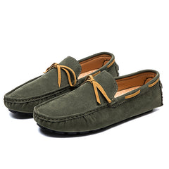Men's Bowknot Moccasin Loafers Comfy Slip On Shoes
