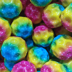 Colorful Bouncy Ball Moon Shape High Bouncing Space Ball