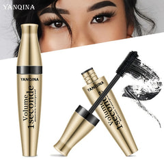 Waterproof 3D Long & Curling Mascara with 4D Silk Fiber Volumizing Effect
