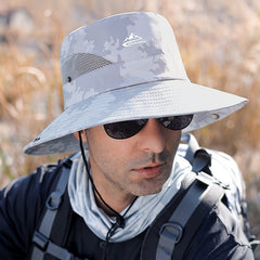 Sunscreen Fisherman's Hat Men's Outdoor Sports Waterproof Brim Sunshade Hat