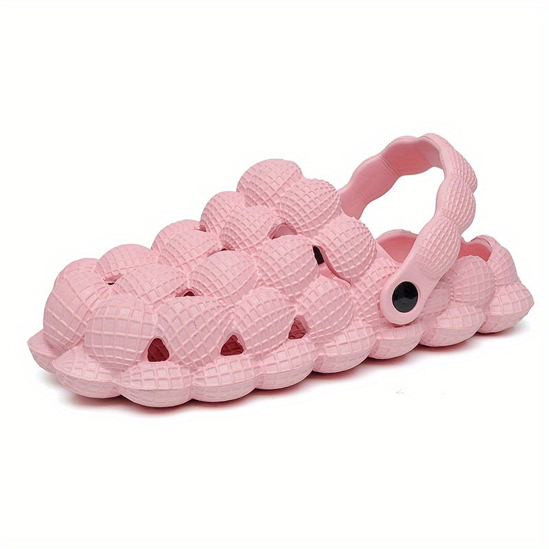 Men's Massage Bubble Slides Non Slip Spa Slippers Golf Ball Cloud Slippers