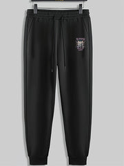 Skull Print Men's Sweatpants Loose Casual Trousers