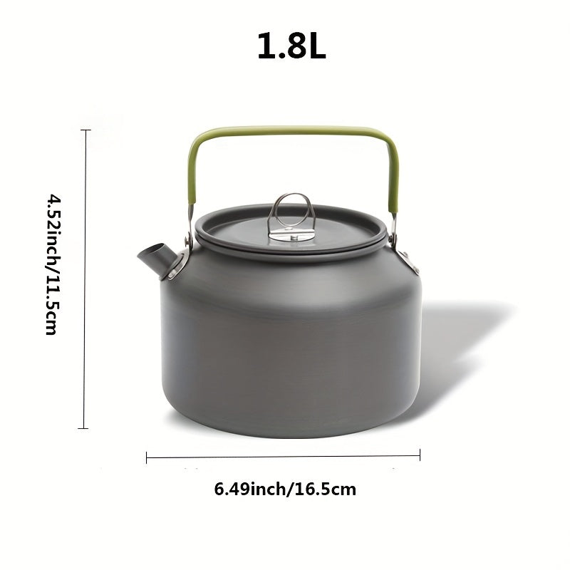 Portable Aluminium Kettle Teapot Camping Fishing Self-driving