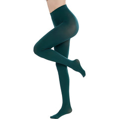 3 Pack High Waist Opaque Elastic Tights Footed Pantyhose Women's Stockings