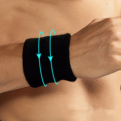 Wristband Sports Bodybuilding Basketball Breathable Sweat Absorbent