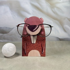 Men's Wood Glasses Storage Rack Animal Desktop Accessory
