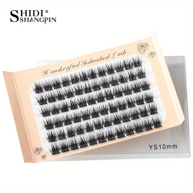 Cluster Eyelashes Natural Long Thick 10 12 14mm Soft 3D Lashes Extensions