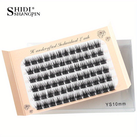 Cluster Eyelashes Natural Long Thick 10 12 14mm Soft 3D Lashes Extensions