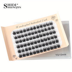 Cluster Eyelashes Natural Long Thick 10 12 14mm Soft 3D Lashes Extensions