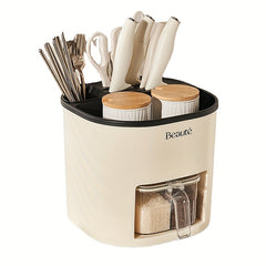 Chopstick Holder Punch Large Capacity Cutlery Storage Organizer