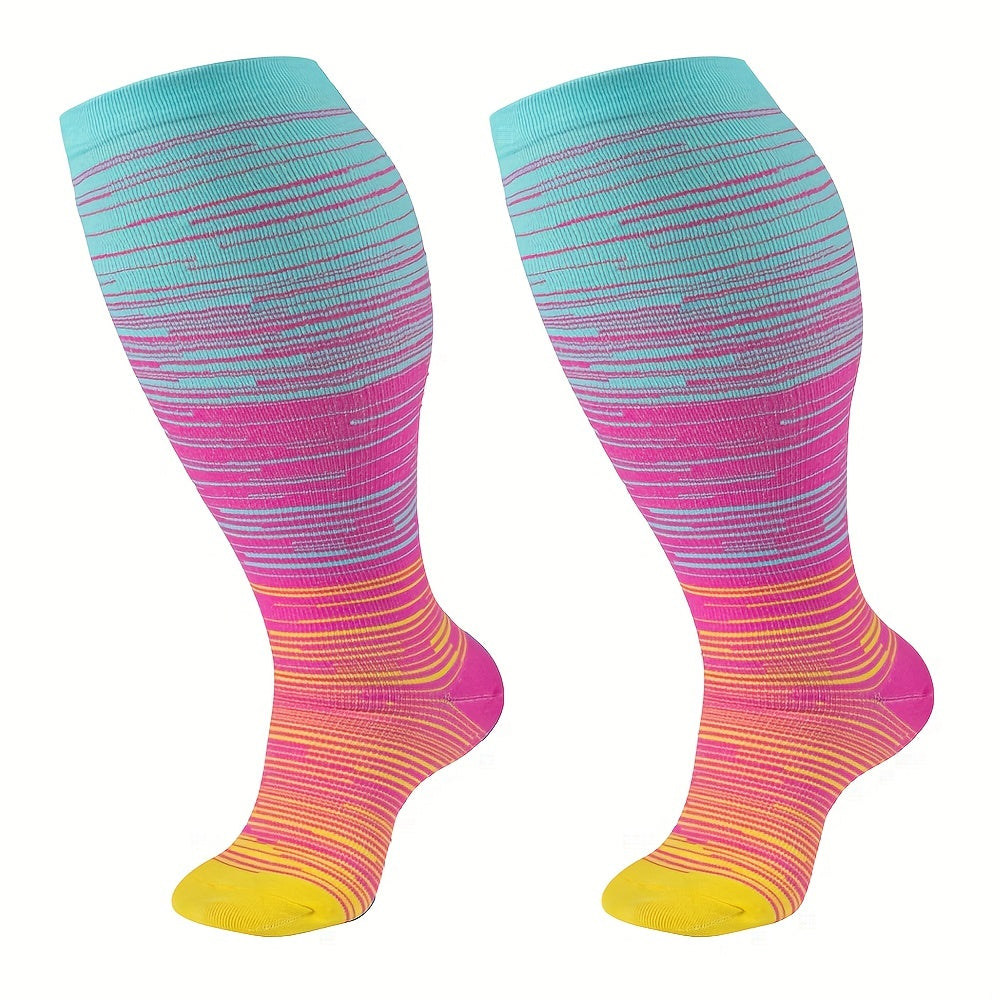 Compression Socks 20 30 Mmhg Wide Knee High Socks