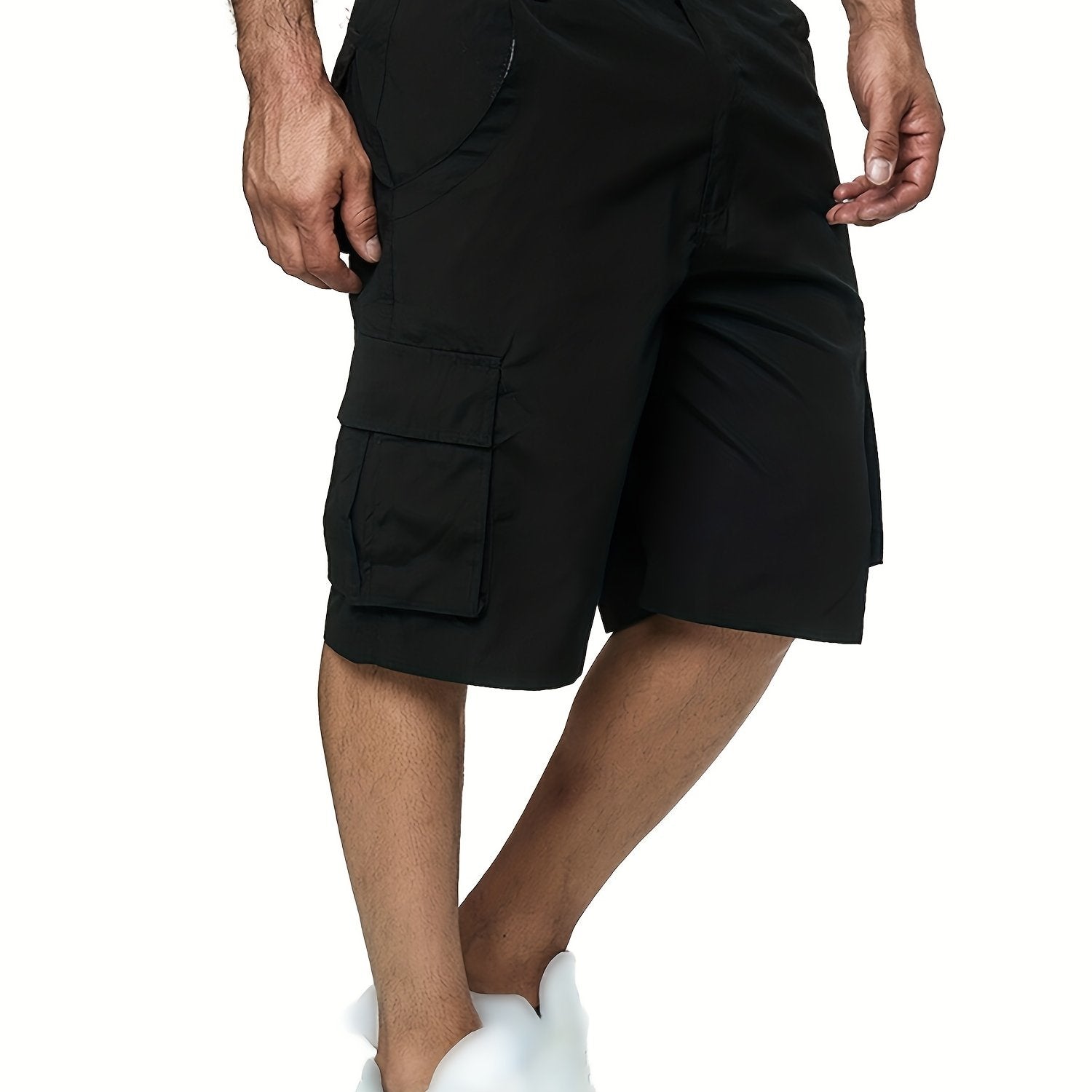 Men's Outdoor Cargo Shorts Summer Casual Solid