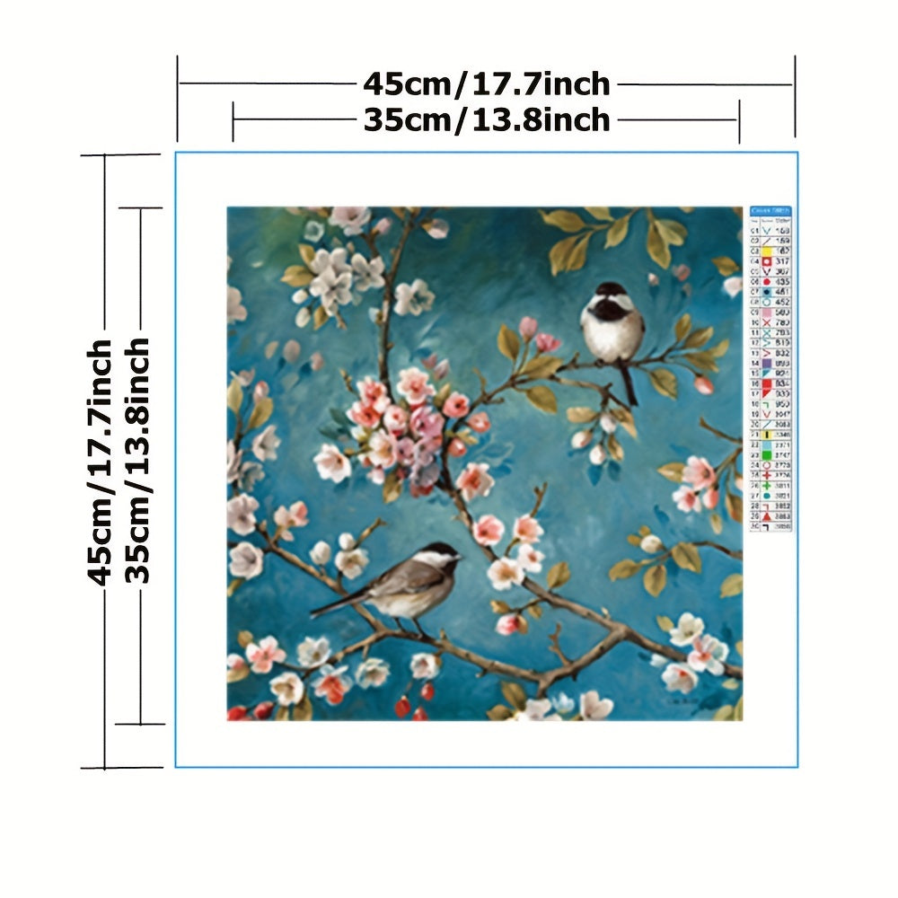 Plum Blossom Bird Cross Stitch Kit 11CT Printed Canvas DIY Embroidery Home Decor