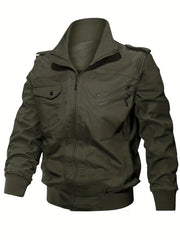 Men's Military Jacket Casual Outwear Lightweight Spring Falls