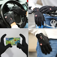 Winter Warm Gloves Waterproof Coldproof Touch Screen Skiing Gloves