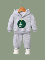 OERYUI Casual Christmas Tree Print Outfits 2pcs Girls Hoodies Jogger Pants Set