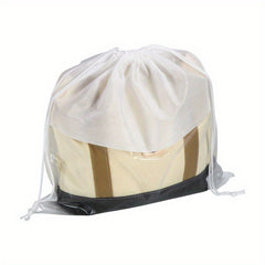 2pcs PEVA Frosted Plastic Bags for Clothing Shoes & Home Storage