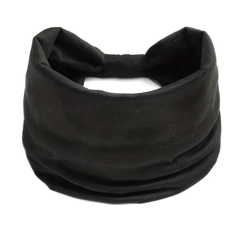 Knitted Headband Stretchy Cross Knot Headband Non Slip Sports Yoga Hair Band