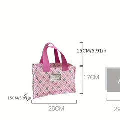 Floral Lunch Box Bag Lace Storage Bag Mommy Bag
