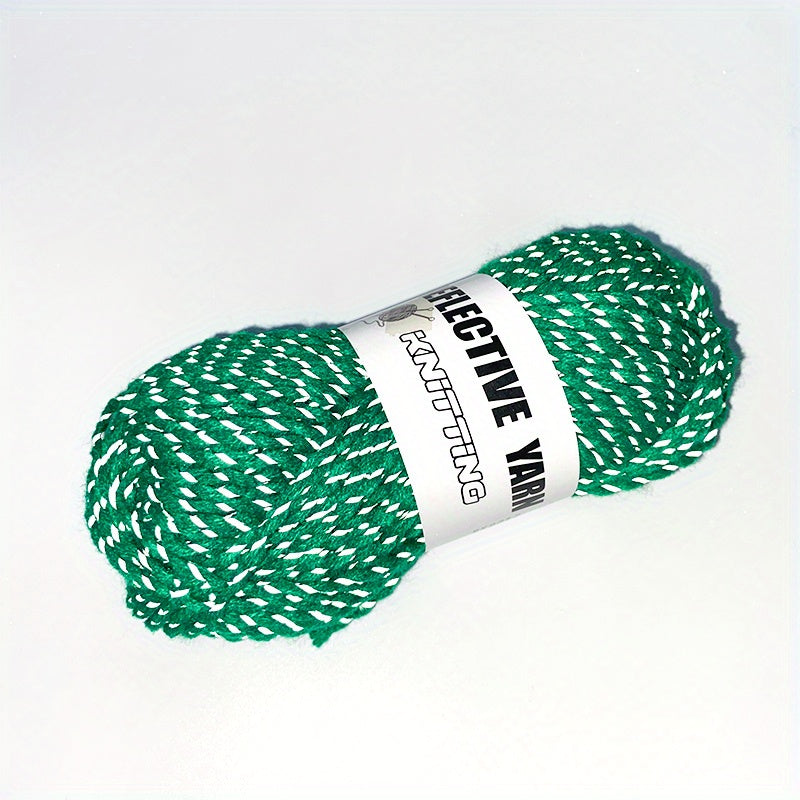 Reflective Yarn 100 Acrylic 50g Sparkle Yarn for Hand Knitting Carpet Sweater