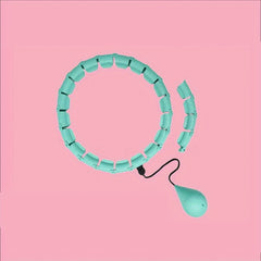 Adjustable Weighted Fitness Hoop for Abdomen Workout & Weight Loss