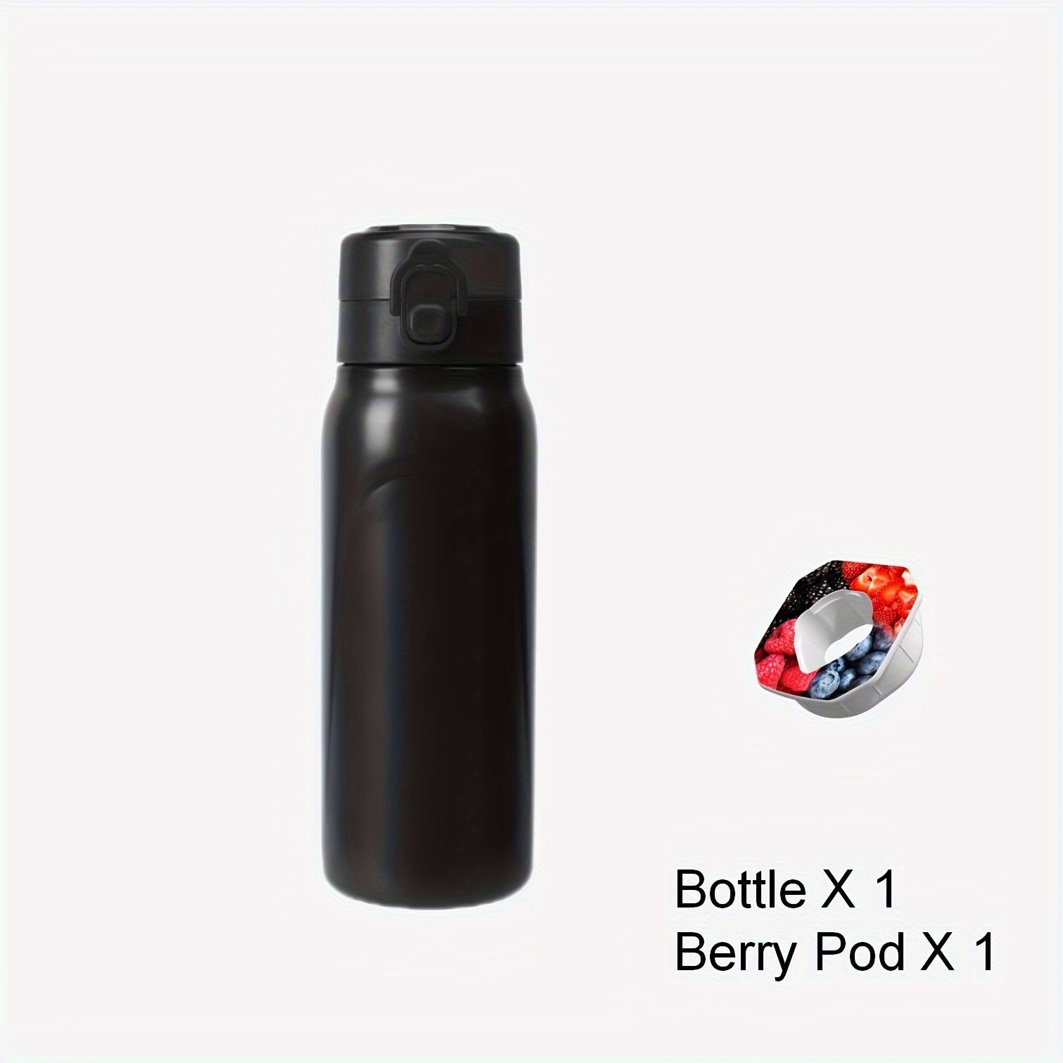 22oz Stainless Steel Water Bottle Flip Top Leakproof Cup Double Walled