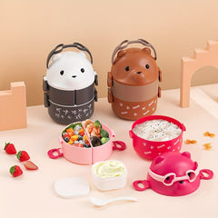 Cartoon Lunch Box for Teens and Workers at School
