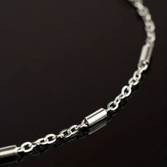 3M Stainless Steel Clip Tube Chain Necklace Extender Chain for DIY Jewelry