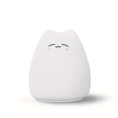Adorable Cat Silicone Night Light for Kids