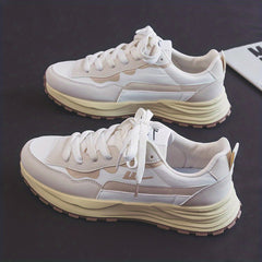 Men's Athletic Lace-Up Sneakers: Wear-Resistant & Breathable
