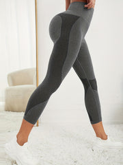 Women's Grey Skinny Leggings for Yoga, Running, Fitness