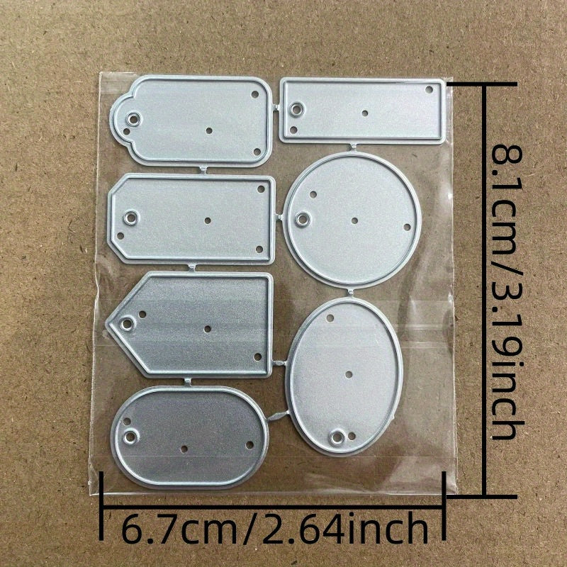 1pc Tags Metal Cutting Dies Stencils Die Cut DIY Scrapbooking