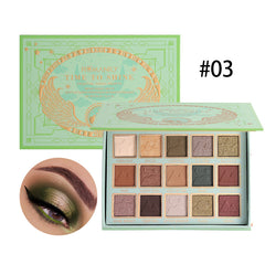 ROMANKY 15-Color Matte Earth Eyeshadow Palette - Angel Collection