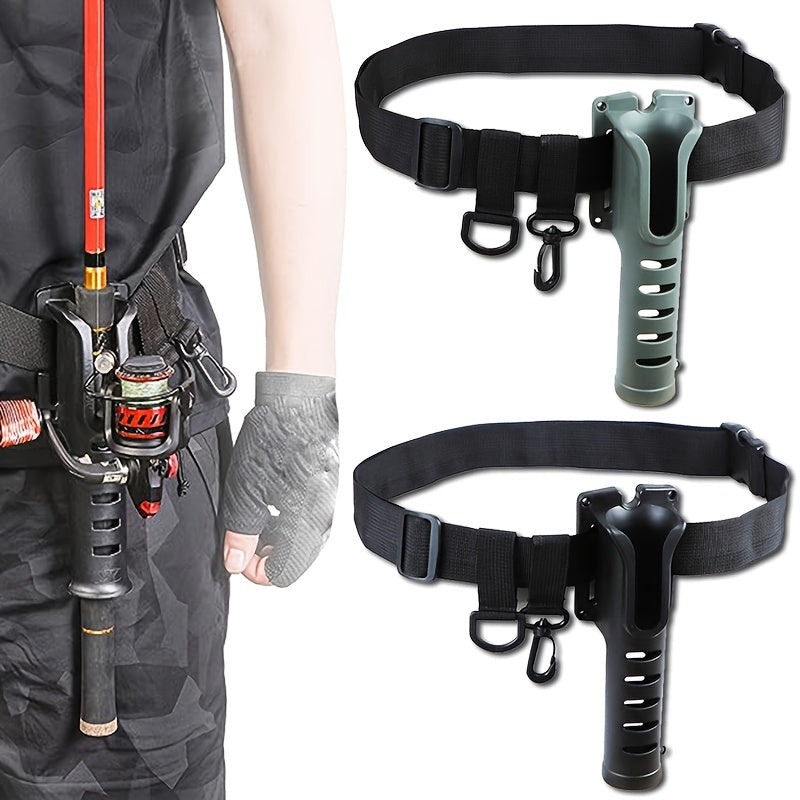Adjustable Fishing Waist Belt With Rod Holder for Fishmen Outdoors