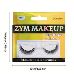 Self-adhesive False Eyelashes Natural Thick Cross Soft Eyelashes