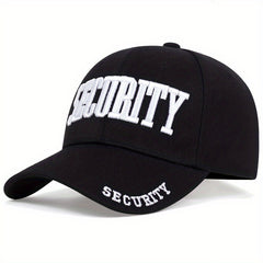 Security Pattern Baseball Cap for Men, Ideal for Outdoor Activities in Spring
