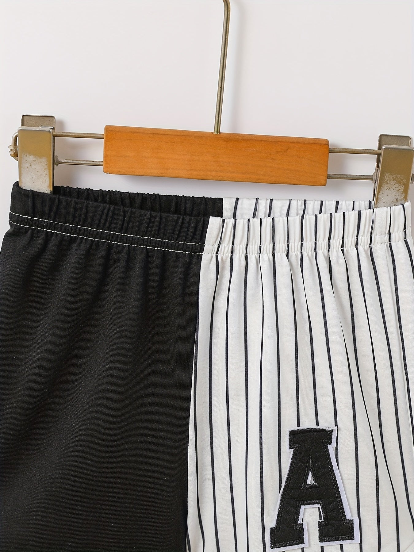 Boys Striped Shorts Elastic Waist Casual Summer Wear