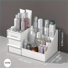 Makeup Organizer With Drawers Countertop Cosmetic Storage Box