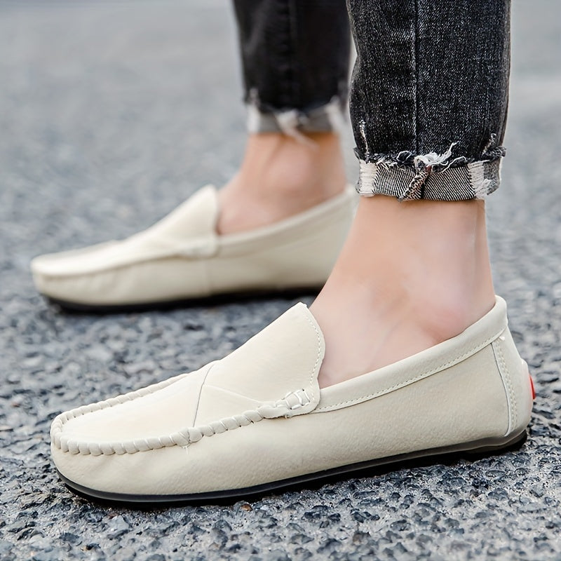 Men's Customizable Loafer Shoes Lightweight Non Slip Casual Shoes